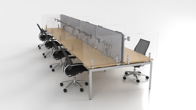 WellGuard separation panels by Humanscale
