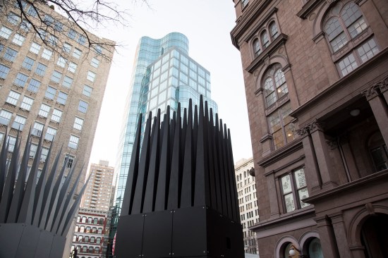 Jan Palach Memorial: House of the Suicide/House of the Mother of the Suicide, New York, 2017. Installed at The Cooper Union.