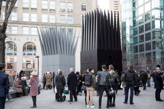 Jan Palach Memorial: House of the Suicide/House of the Mother of the Suicide, New York, 2017. Installed at the Cooper Union.