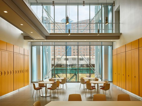 Jerome L. Greene Science Center, Columbia University Manhattanville Campus. Designed by Renzo Piano Building Workshop, with Davis Brody Bond (executive architect).
