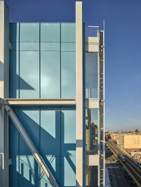 Jerome L. Greene Science Center, Columbia University Manhattanville Campus. Designed by Renzo Piano Building Workshop, with Davis Brody Bond (executive architect).