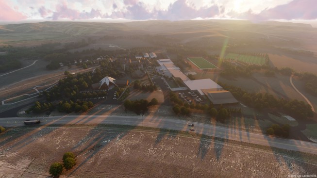 Red Cloud Indian School, Pine Ridge Indian Reservation, S.D., designed by JLG Architects