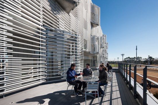 Second-floor terrace