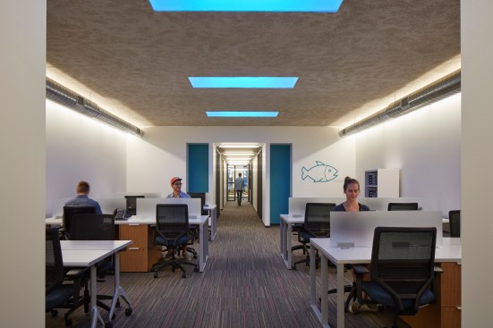 Open office area
