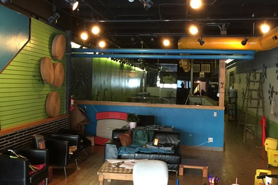 Before: The Houndry's reception area