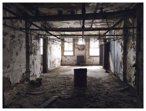 The quarantine ward of the hospital that opened on Ellis Island in 1901