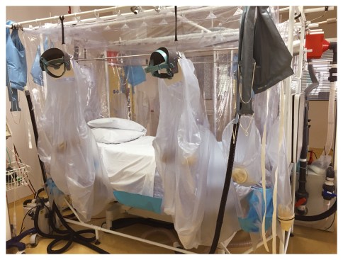 The High Level Isolation Unit at the Royal Free Hospital in London