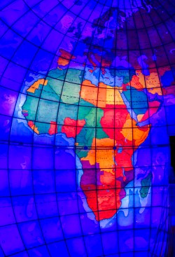 New lighting controls and improved LED technology together allow the Mapparium's docents to improve the way in which they call out countries and regions during tours.