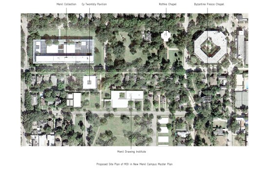 Menil site plan