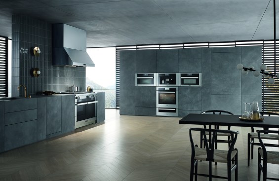 Miele has enhanced its dual fuel and gas ranges for the ultimate culinary experience. Features include new burners along with the Wireless Precision Probe for optimal reading and temperature control while cooking. (Miele Experience Center, Suite, 133)