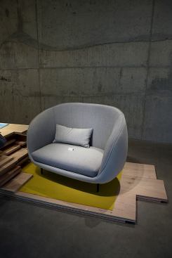 Like its namesake, the Haiku Sofa by architects Stine Gam of Denmark and Enrico Fratesi of Italy is compact and evocative, if not quite poetry. 
gamfratesi.com