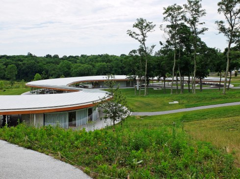 SANAA's 2015 River Building at Grace Farms, in New Canaan, Conn.