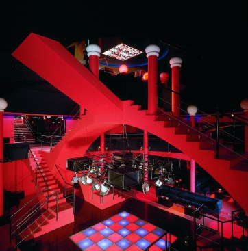Discotheque Flash Back at Borgo SanDalmazzo, circa 1972. Interior Design by Studio65.