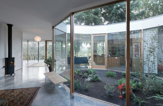 The Courtyard House reconceives low-density living by rethinking the detached single-family residence as a semi-urban courtyard structure, whereby the client can “age in place” with nature.
