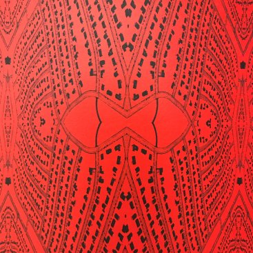 Pattern Language, Levittown (Red)  by An Te Liu.