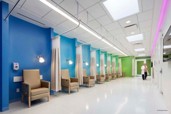 The recovery area in the Queens Planned Parenthood