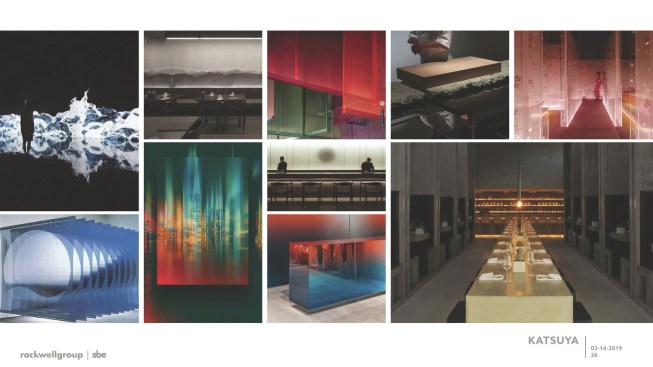 Katsuya design moodboard