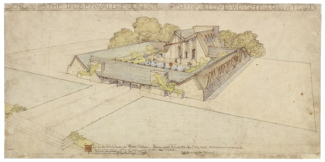 Wright's Rosenwald Foundation School for Hampton Normal and Agricultural Institute in Virginia (1928)