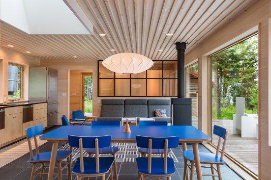 Dining and living area.