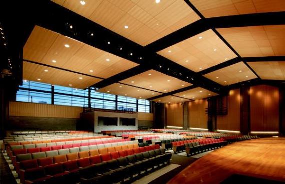 Product: WOODWORKS&reg; Access Custom Ceilings and WOODWORKS&reg; Custom Walls Perforated in Quarter Cut Natural Maple 
&nbsp; 
Project: Franklin L. Williams Middle School, Jersey City, NJ 
&nbsp; 
Architect: Clarke Caton Hintz, Trenton, NJ