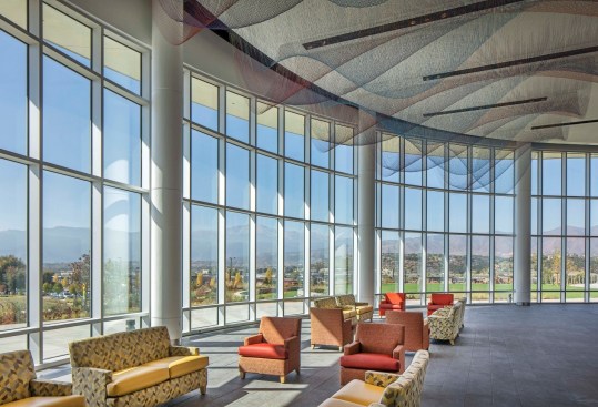 Mountain views and energy efficiency highlight new Ent Center for the Arts at the University of Colorado Colorado Springs.