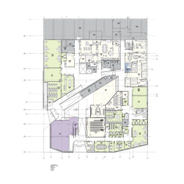 Ground-Floor Plan for Visual Arts Building, University of Iowa