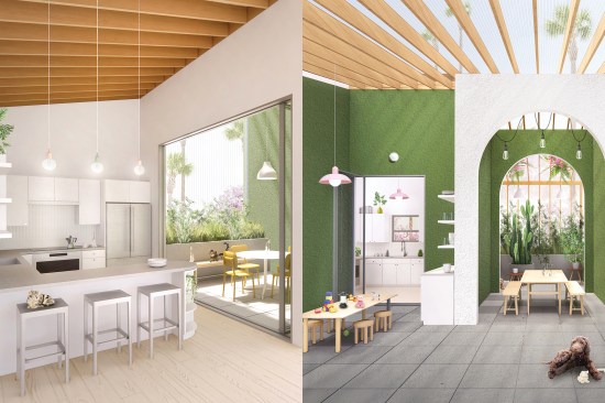 Renderings of the Fifty Fifty Fourplex