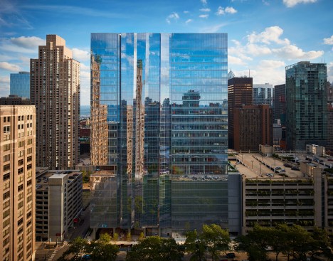 Shirley Ryan AbilityLab in Chicago, designed by HDR|Gensler, in association with Clive Wilkinson Architects