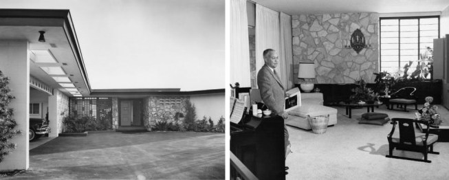 Frank Sinatra's house in Beverly Hills, Calif., designed by Williams  (1954)