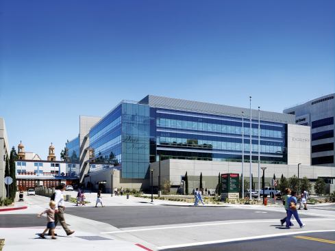 St. Joseph Patient Care Center is the first phase in a 30-year master plan for the St. Joseph Hospital campus in Orange, Calif. The new building houses 150 patient rooms, a general surgery wing, and 120-bed intensive care unit.