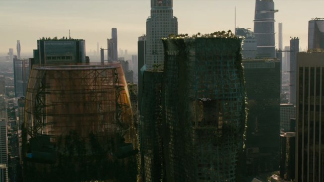 The L.A. skyline of 2058