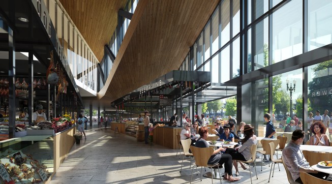 James Beard Public Market, Portland, Ore. - rendering, 6.25.2015