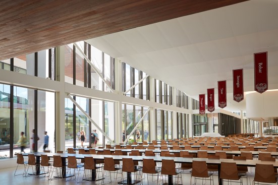 Campus North Residential Commons, by Studio Gang Architects