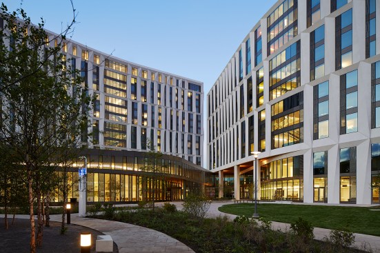 Campus North Residential Commons, by Studio Gang Architects