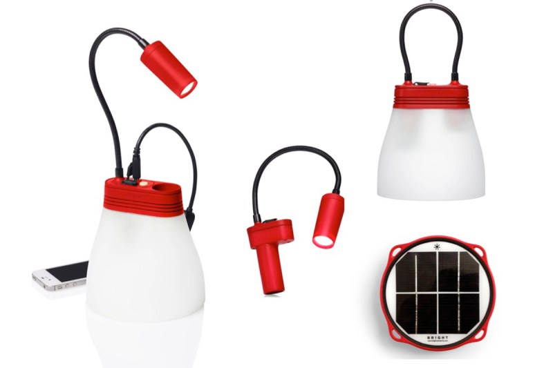 SunBell Solar LED Lamp and Phone Charger by Bright Products