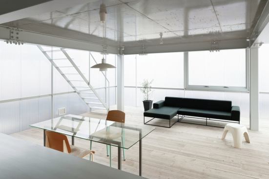 Living room, view from the kitchen.