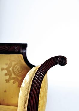 A 1926 settee on display in "The American Style: Colonial Revival and the Modern Metropolis" through Oct. 30 at the Museum of the City of New York.