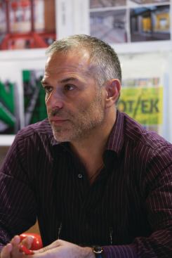 Lot-ek cofounding partner Giuseppe Lignano.