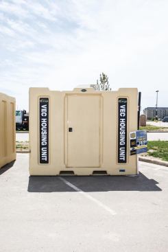 A modular dwelling sold by the Williston Walmart for $24,900.
