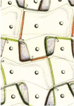 INTERIOR FELT "DRAPE"

Preliminary sketches for the felt drape system will be manufactured into large-scale mockups.