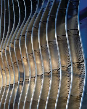 Detail of the Zahner Cloud Wall