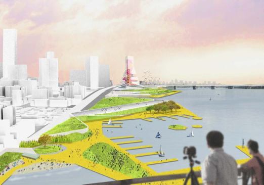 By adding more entry points, infrastructure, and activities-including athletic fields, restaurants, cultural centers, and nature parks-the architects created a master plan that promises to engage residents and visitors.