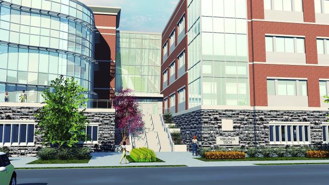 Virginia Tech Carilion School of Medicine and Research Institute Architect: AECOM, Roanoke. Completion: 2010. Brief: 155,000-s.f. research and educational facility in a former industrial area has a native Hokie stone foundation and a green roof.