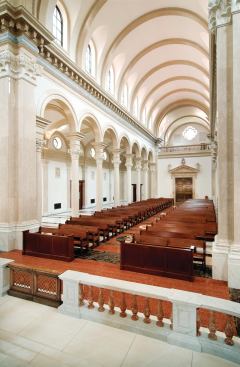 View of nave from altar