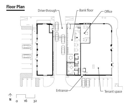 Missouri Bank Brookside branch floor plan