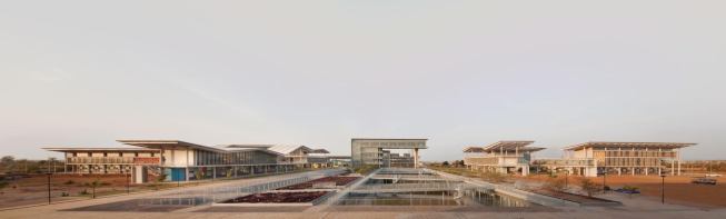 Campus from afar.