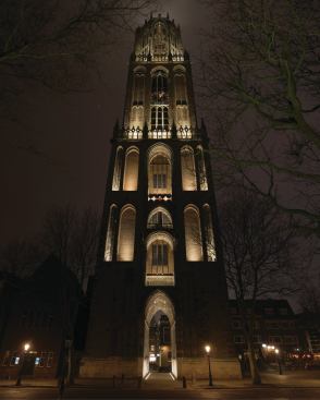 The Dom Tower is the focal point of "In Lumine Tuo."