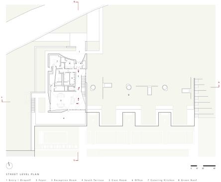 Street-level plan.