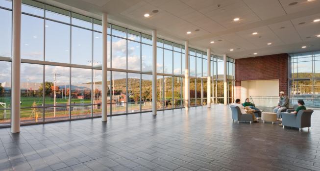 Plymouth State University Ice Arena and Welcome Center, designed by Sasaki.