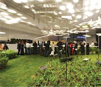 LED lighting technology meets nature at manufacturer Nimbus' display at Light+Building.